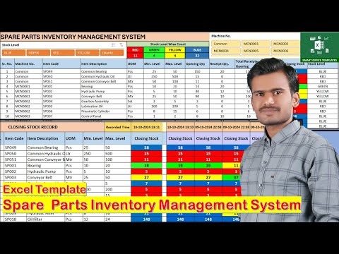 Excel Template Spare Parts Inventory Management System (IMS) – Smart ...