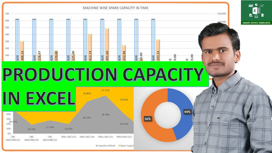Excel template machine wise production capacity